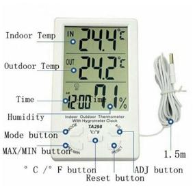 img 4 attached to Device for weather reports home universal / Weather station S-Line TA 298