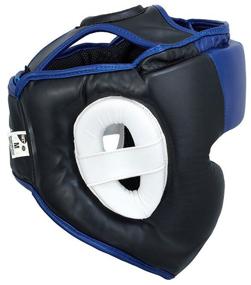 img 2 attached to Boxing helmet Green hill, HGP-9015, L, black/blue