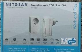img 3 attached to PLC adapter kit NETGEAR powerline AV 200 nano set (2pcs included)