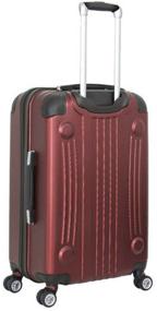 img 2 attached to WENGER suitcase, plastic, support legs on the side, reinforced corners, 92 l, size L, burgundy