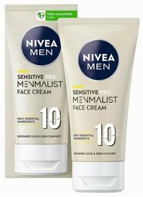 img 1 attached to Nivea Men Face Cream Sensitive Pro Menmalist: Gentle Skincare Solution for Men, 75 ml