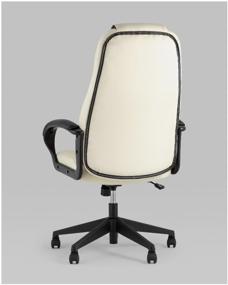 img 3 attached to ST-CYBER 8 Gaming Computer Chair: Stylish White/Black Upholstery and Comfortable Imitation Leather