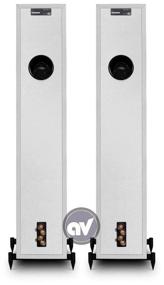 img 1 attached to Floor standing speaker system Wharfedale Diamond 12.3 2 speakers white oak