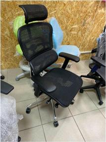 img 4 attached to Компьютерное кресло Comfort Seating Ergohuman Plus для руководителя, обивка: текстиль, цвет: black