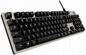 img 3 attached to Gaming Keyboard Logitech G G413 Silver USB Romer-G, Black