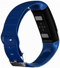 img 4 attached to Smart bracelet GSMIN G20 (2020), blue