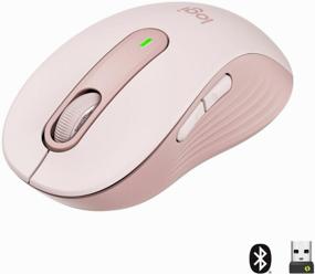 img 2 attached to Logitech Signature M650 Wireless Mouse, pink