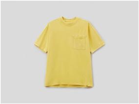 img 3 attached to UNITED COLORS OF BENETTON T-shirt, size EL, yellow