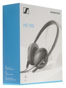 img 1 attached to 🎧 Sennheiser HD 100 Black Over-Ear Headphones