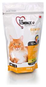 img 3 attached to Dry food for senior cats 1st Choice for healthy bones and joints Senior, with chicken 2.72 kg