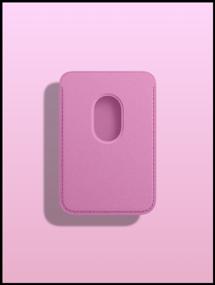 img 1 attached to 💕 Stylish Pink MagSafe Wallet Case for Apple iPhone: Ideal Card and Business Card Holder