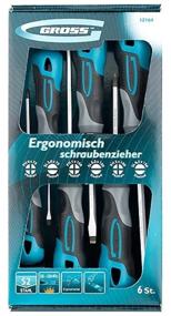 img 3 attached to Screwdriver set Gross 12164, 6 pcs, blue