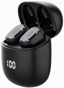 img 2 attached to Wireless Earphones With Air Buds Pro Microphone Black, Deppa