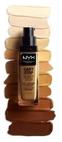 img 3 attached to NYX professional makeup Foundation Can "t stop won" t stop, 30 ml, shade: natural