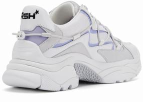 img 4 attached to ASH sneakers, size 36, white/grey/lilac