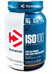 img 1 attached to Protein Dymatize ISO-100, 744 gr., biscuit-cream