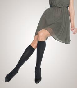img 1 attached to Knee-highs Ergoforma EU302 anti-varicose, prophylactic, size: 2, black