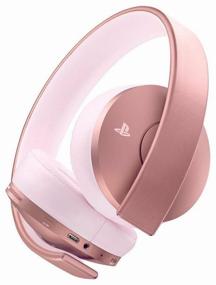 img 2 attached to Sony Gold wireless headset for PS4 (CUHYA-0080) rose gold