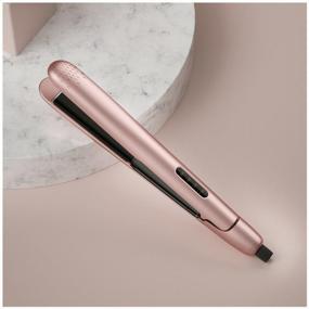 img 4 attached to Hair Ironing / Hair Straightener Enchen Enrollor Hair Curling Iron (Pink) Quick heating / 4 temperature regimes from 140 to 200