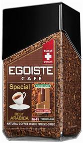 img 3 attached to Instant coffee Egoiste Special freeze-dried with ground coffee, glass jar, 100 g