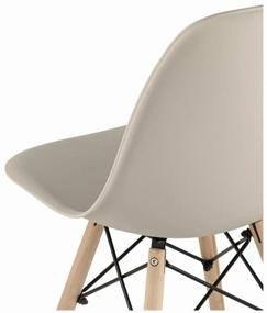 img 3 attached to Chair STOOL GROUP Style DSW, solid wood/metal, color: beige