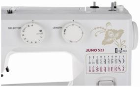 img 2 attached to Sewing machine Janome Juno 523, white/flowers