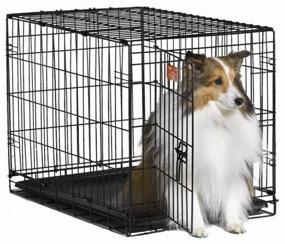 img 2 attached to Cage for dogs Midwest iCrate 1530 76x48x53 cm black