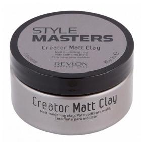img 4 attached to Revlon Professional глина Style Masters Creator Matt Clay, сильная фиксация, 85 г