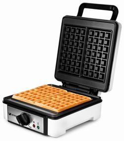 img 2 attached to Waffle maker Kitfort KT-1646, white