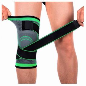 img 4 attached to Knee brace, knee brace caliper, knee brace elastic unisex