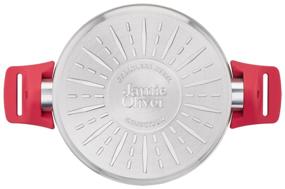 img 4 attached to Набор посуды Tefal Jamie Oliver H802S674 6 пр. серебристый/красный