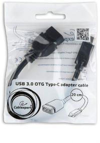 img 1 attached to Cablexpert USB to USB Type-C Adapter/Adapter (A-OTG-CMAF3-01), 0.12 m, black