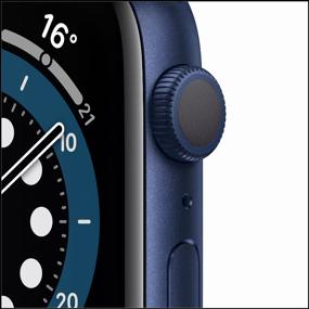 img 2 attached to Apple Watch Series 6 44mm Aluminium Case RU Smart Watch, Blue/Dark Ultramarine