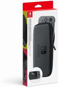 img 2 attached to Nintendo Switch case and protective film gray
