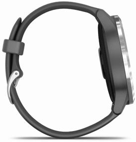 img 4 attached to Смарт-часы Garmin Vivoactive 4s Wi-Fi, серебристо-серого цвета