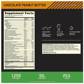 img 2 attached to Gainer Optimum Nutrition Serious Mass, 2720 g, chocolate and peanut butter