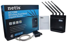 img 1 attached to Wi-Fi router netis WF2780, black