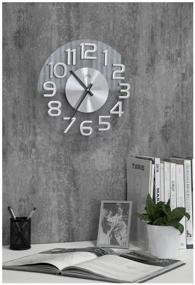 img 1 attached to Wall clock quartz Tomas Stern 8016/8027 brown