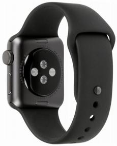 img 2 attached to Smart watch Apple Watch Series 3 38mm Aluminum Case, space gray/black