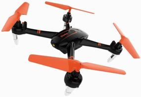 img 4 attached to HIPER Shadow FPV Quadrocopter: Black/Orange High-Performance Drone