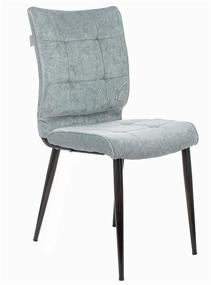 img 2 attached to Set of 2 Grey-Blue Kitchen Bureaucrat KF-4/LT28_2 Chairs with Leg Support, Upholstered in Fabric