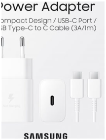 img 1 attached to Wall charger Samsung EP-T1510 + USB Type-C cable, 15 W, white