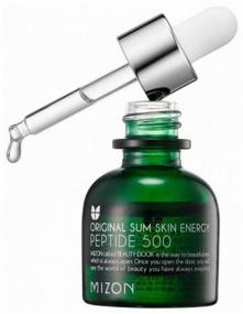 img 2 attached to Mizon Anti-aging face serum with peptides Original Skin Energy Peptide 500, 30 ml