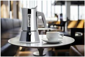 img 1 attached to 🔥 Premium Metallic Geyser Coffee Maker - Bialetti Aeternum Divina 160ml - Best Buy!