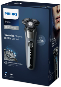 img 3 attached to Philips Series 5000 SkinIQ Wet and Dry Electric Shaver S5587/30