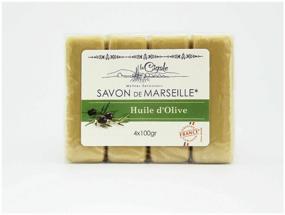 img 2 attached to Marseille solid soap with olive 4 x 100 g, La Cigale (France)
