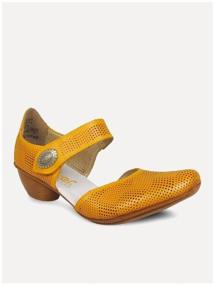 img 4 attached to Mary Jane Rieker Shoes, size 40, yellow (68)