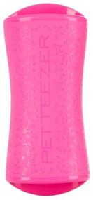 img 4 attached to PET TEEZER Detangling & Dog Grooming Brush, pink/yellow