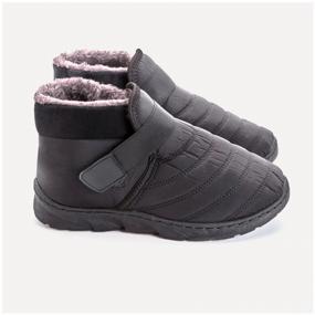 img 4 attached to Warm boots "Comfort Nord" / Women's winter waterproof shoes / Ankle boots, gray, r.37