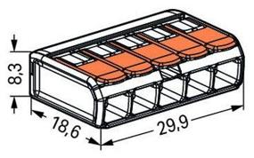 img 1 attached to Terminal WAGO 221-415, 10 pcs.